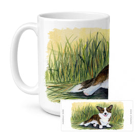 Caroline's Treasures SS8004CM15 Corgi Coffee Mug, 15 ounce, multicolor
