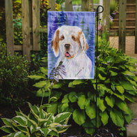 Clumber Spaniel Flag Garden Size