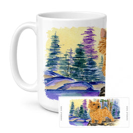 Caroline's Treasures SS8011CM15 Norwich Terrier Coffee Mug, 15 ounce, multicolor