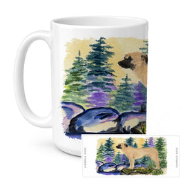 Caroline's Treasures SS8012CM15 Anatolian Shepherd Coffee Mug, 15 ounce, multicolor