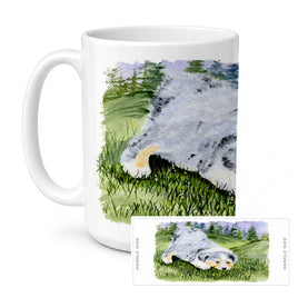 Caroline's Treasures SS8015CM15 Australian Shepherd Coffee Mug, 15 ounce, multicolor