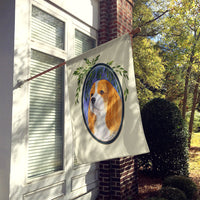 Cavalier Spaniel Flag Canvas House Size