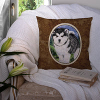 Alaskan Malamute Decorative   Canvas Fabric Pillow