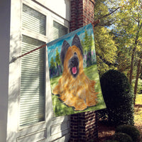 Briard Flag Canvas House Size