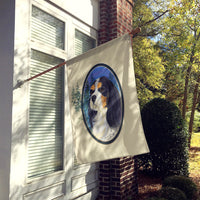 Cavalier Spaniel Flag Canvas House Size