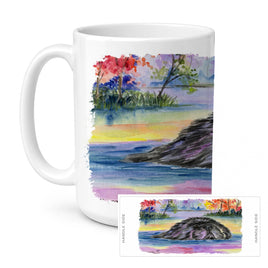 Caroline's Treasures SS8040CM15 Newfoundland Coffee Mug, 15 ounce, multicolor