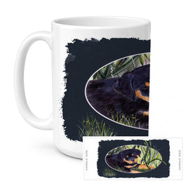 Caroline's Treasures SS8053CM15 Rottweiler Coffee Mug, 15 ounce, multicolor