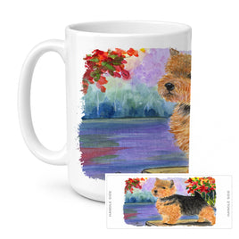 Caroline's Treasures SS8054CM15 Norwich Terrier Coffee Mug, 15 ounce, multicolor
