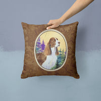 Springer Spaniel Decorative   Canvas Fabric Pillow