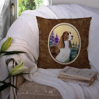 Springer Spaniel Decorative   Canvas Fabric Pillow