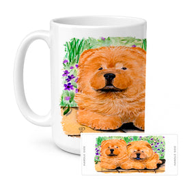 Caroline's Treasures SS8123CM15 Chow Chow Coffee Mug, 15 ounce, multicolor