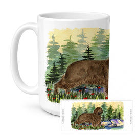 Caroline's Treasures SS8131CM15 Field Spaniel Coffee Mug, 15 ounce, multicolor
