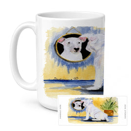 Caroline's Treasures SS8135CM15 Bull Terrier Coffee Mug, 15 ounce, multicolor