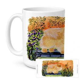 Caroline's Treasures SS8161CM15 Pomeranian Coffee Mug, 15 ounce, multicolor