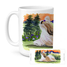 Caroline's Treasures SS8179CM15 Shih Tzu Coffee Mug, 15 ounce, multicolor
