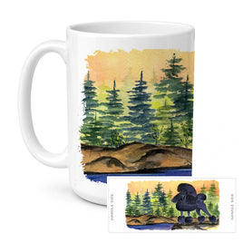 Caroline's Treasures SS8196CM15 Poodle Coffee Mug, 15 ounce, multicolor