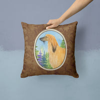 Afghan Hound Decorative   Canvas Fabric Pillow