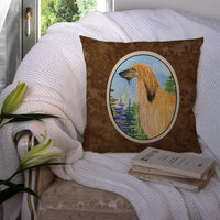 Afghan Hound Decorative   Canvas Fabric Pillow