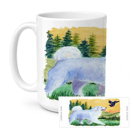 Caroline's Treasures SS8241CM15 Great Pyrenees Coffee Mug, 15 ounce, multicolor