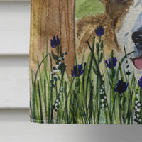 Corgi Flag Canvas House Size