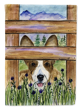 Corgi Flag Canvas House Size