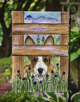 Corgi Flag Garden Size