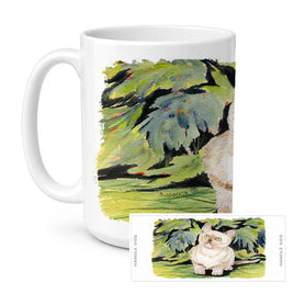 Caroline's Treasures SS8265CM15 Cat - Burmese Coffee Mug, 15 ounce, multicolor