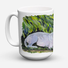 Caroline's Treasures SS8266CM15 Bull Terrier Coffee Mug, 15 ounce, multicolor