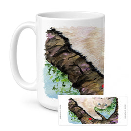 Caroline's Treasures SS8276CM15 Cat - Birman Coffee Mug, 15 ounce, multicolor