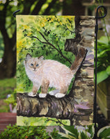 Cat - Birman Flag Garden Size