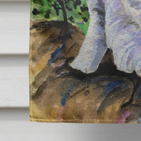 Cat - Devon Rex Flag Canvas House Size