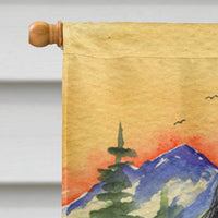 Briard Flag Canvas House Size