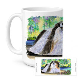Caroline's Treasures SS8329CM15 Shih Tzu Coffee Mug, 15 ounce, multicolor