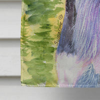 Schnauzer Flag Canvas House Size