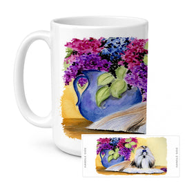 Caroline's Treasures SS8341CM15 Shih Tzu Coffee Mug, 15 ounce, multicolor