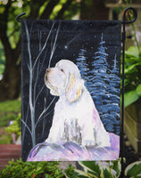 Clumber Spaniel Flag Garden Size