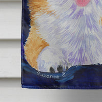 Corgi Flag Canvas House Size