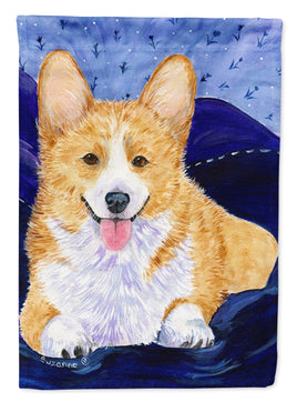 Corgi Flag Canvas House Size