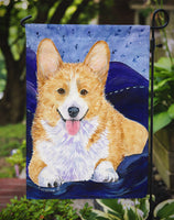 Corgi Flag Garden Size