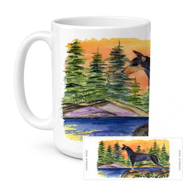 Caroline's Treasures SS8419CM15 Manchester Terrier Coffee Mug, 15 ounce, multicolor