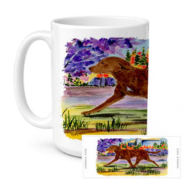 Caroline's Treasures SS8435CM15 Chesapeake Bay Retriever Coffee Mug, 15 ounce, multicolor