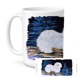 Caroline's Treasures SS8437CM15 Starry Night Coton de Tulear Coffee Mug, 15 ounce, multicolor