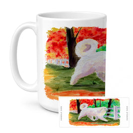 Caroline's Treasures SS8472CM15 Great Pyrenees Coffee Mug, 15 ounce, multicolor