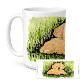 Caroline's Treasures SS8476CM15 Golden Retriever Coffee Mug, 15 ounce, multicolor