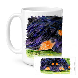Caroline's Treasures SS8519CM15 Tibetan Mastiff Coffee Mug, 15 ounce, multicolor
