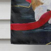 Corgi Flag Canvas House Size
