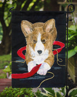 Corgi Flag Garden Size
