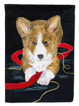 Corgi Flag Garden Size