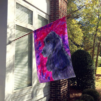 Cocker Spaniel Flag Canvas House Size