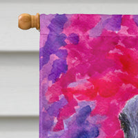 Cocker Spaniel Flag Canvas House Size